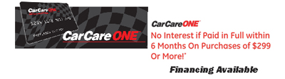 CarCareONE Financing